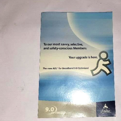 AOL for Broadband 9.0 Optimized--Packet with Disk