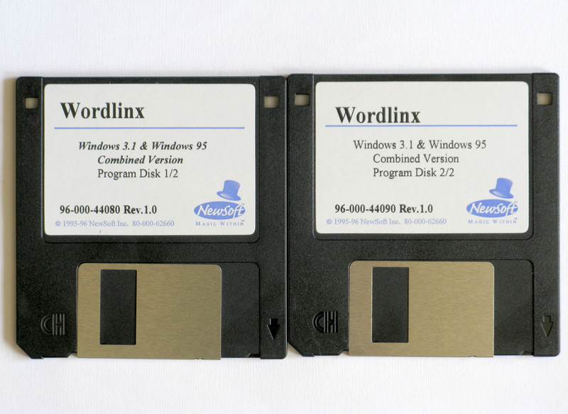 Vintage Wordlinx OCR Software for Windows 3.1 and Windows 95, 96-000-44080