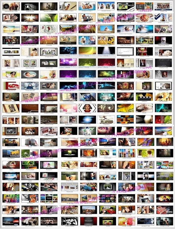 +6000 Templates, Transitions and Styles ProShow Producer gallery