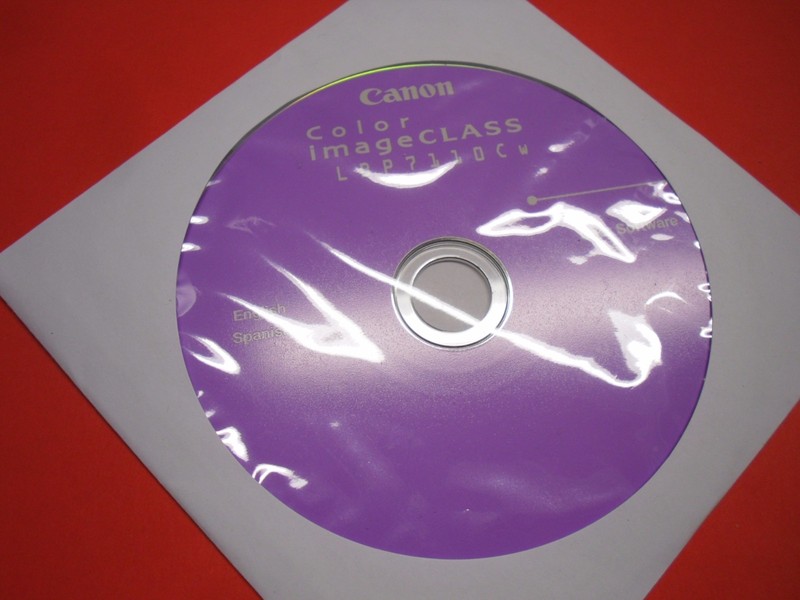 New ! Genuine Canon Color ImageClass LBP-7110CW CD Software Driver Utilities