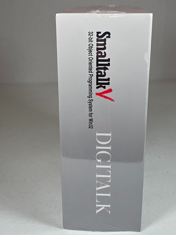 Digitalk Smalltalk/V 2.0 Win32 Sealed Vintage Software Windows NT Windows 3.1 gallery