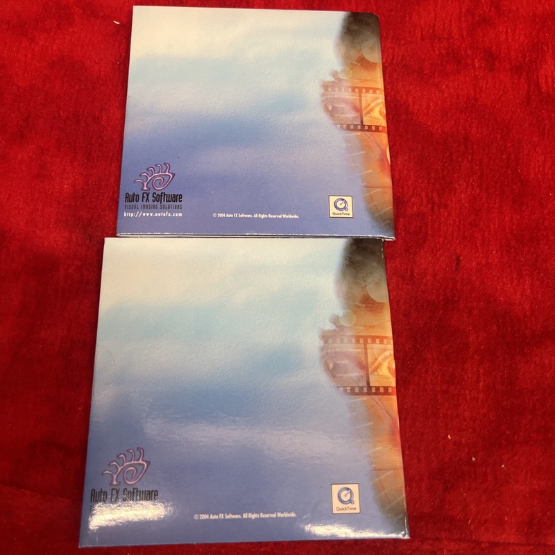 LOT OF 2 TRAINING VIDEOS AUTO FX SOFTWARE CD-ROM PHOTOGRAPHY (r11) gallery