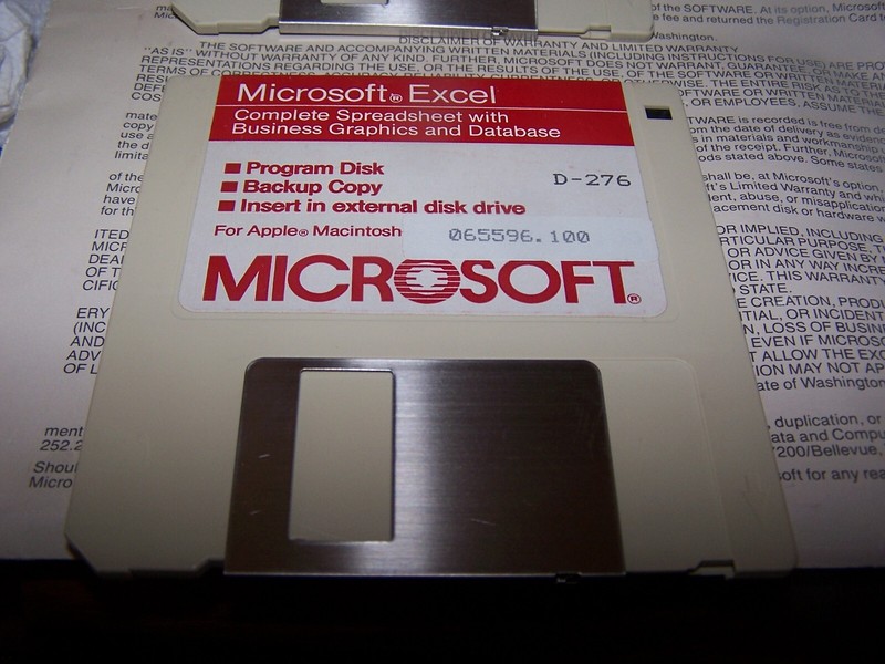 Microsoft Excel Dealer Copy for Macintosh 512K or later gallery