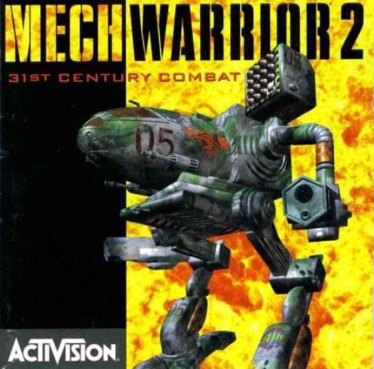 MechWarrior 2 DOS CD control fight giant mech robots clans action combat game!