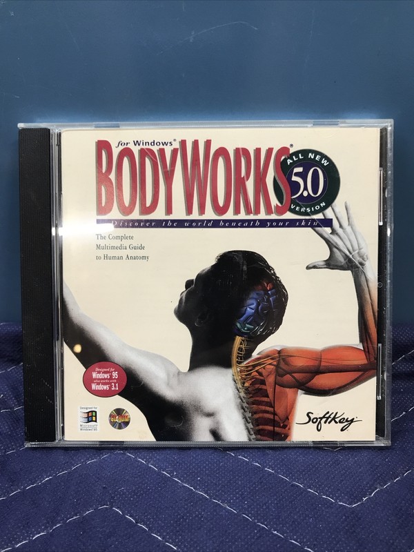 Body Works 5.0 (PC, 1995) Human Body Tour For Windows