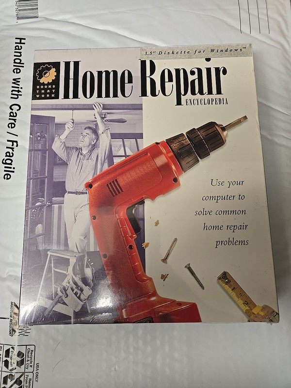 Home Repair Encyclopedia 2.0 [Mar 01, 1995] 3.5 Diskette