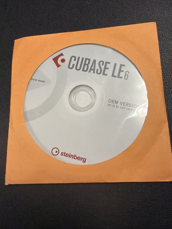 Steinberg Cubase Le 6 OEM Software Disc – As Is