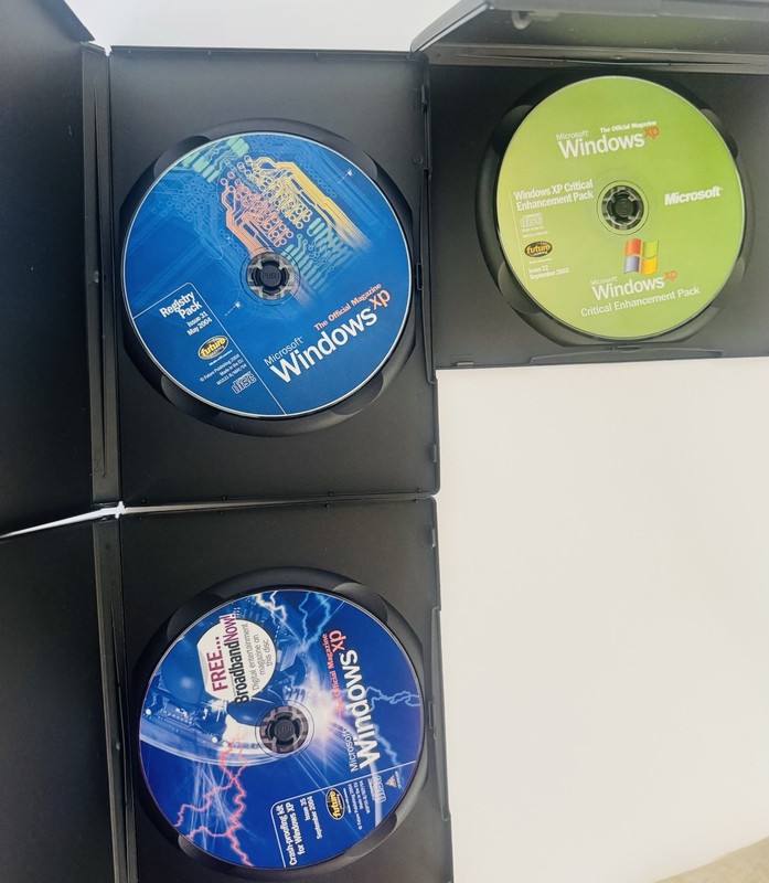 Windows XP Software Lot 3 PC CD-ROM Registry Crash Critical Packs gallery