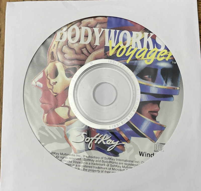 Bodywork’s Voyager PC CD Rom Software