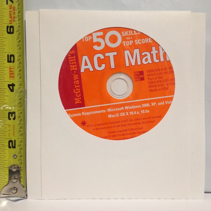 McGraw-Hill's Top 50 Skills for a Top Score: ACT Math, PC on CD, Windows/MAC gallery