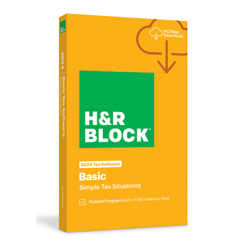 H&R Block 1033600-24 Basic Tax Software 2024, Step-by-Step Guidance gallery