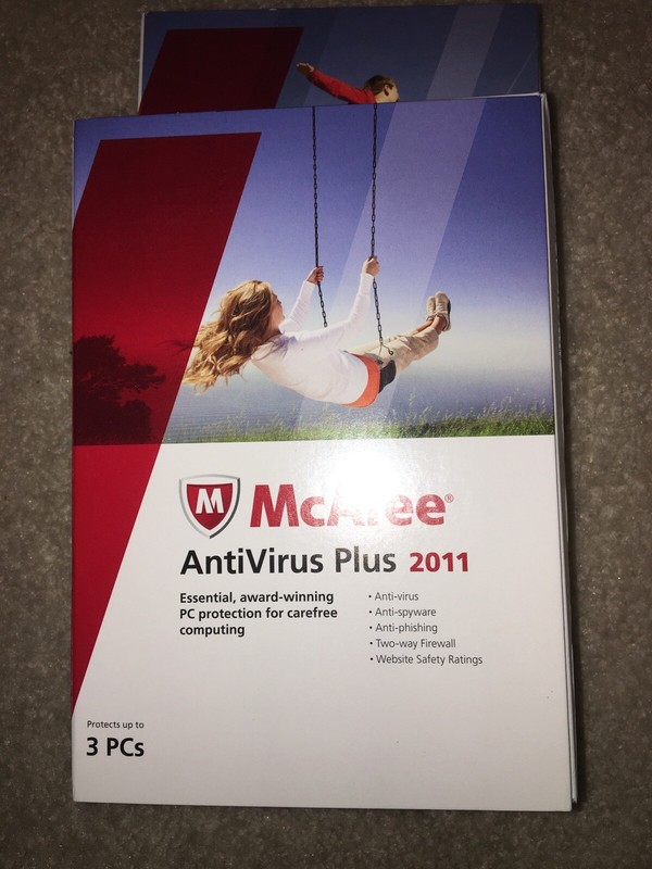 McAfee AntiVirus Plus 2011 3-User [Old Version]