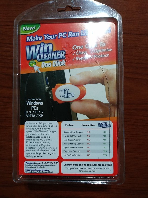 Win Cleaner USB As Seen on TV One Click PC Computer Clean Repair Protect-NEW! gallery