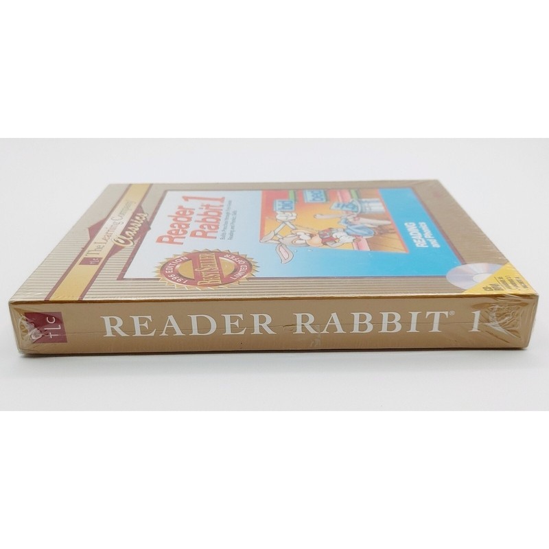 Reader Rabbit 1 Deluxe PC CD kids learn to read words phonics 1st Grade Sealed gallery