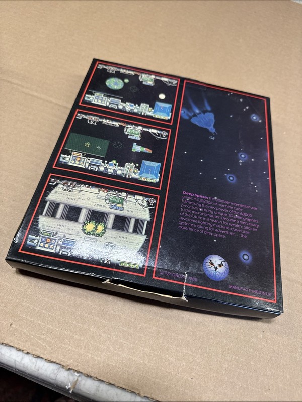 Deep Space 512K Commodore Amiga Game Comic Manual box - Rarest of Psygnosys WOW gallery