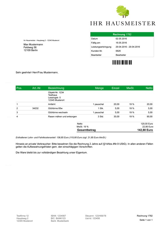 Faktura Manager Hausmeister Software Programm, EDV Verwaltung,Rechnungsprogramm gallery