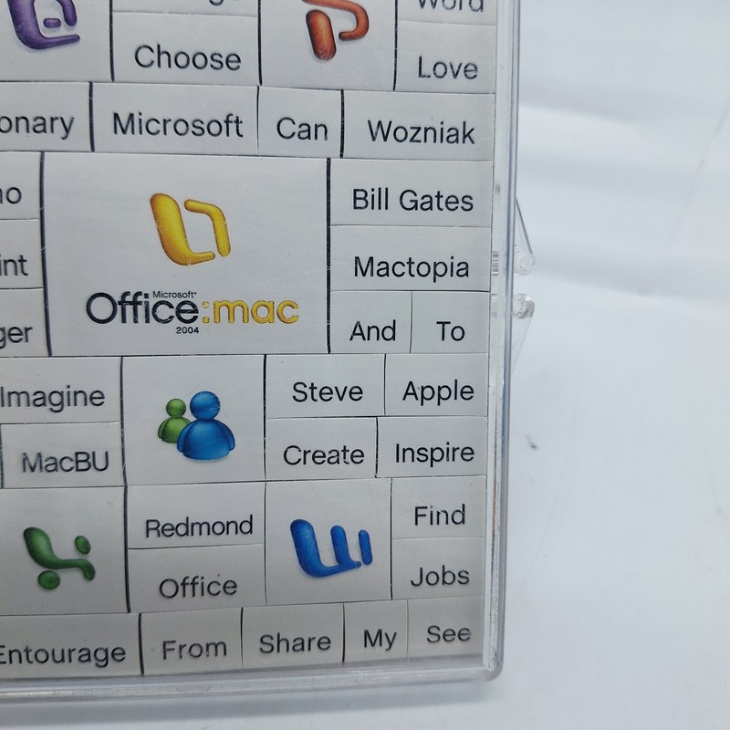 NEW Microsoft Office Mac 2004 Advertising 50 Magnet Set Gates Jobs Wozniak gallery