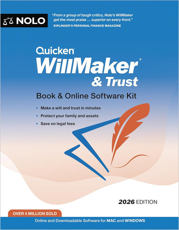 Quicken Willmaker & Trust 2026: Book & Online Software Kit gallery
