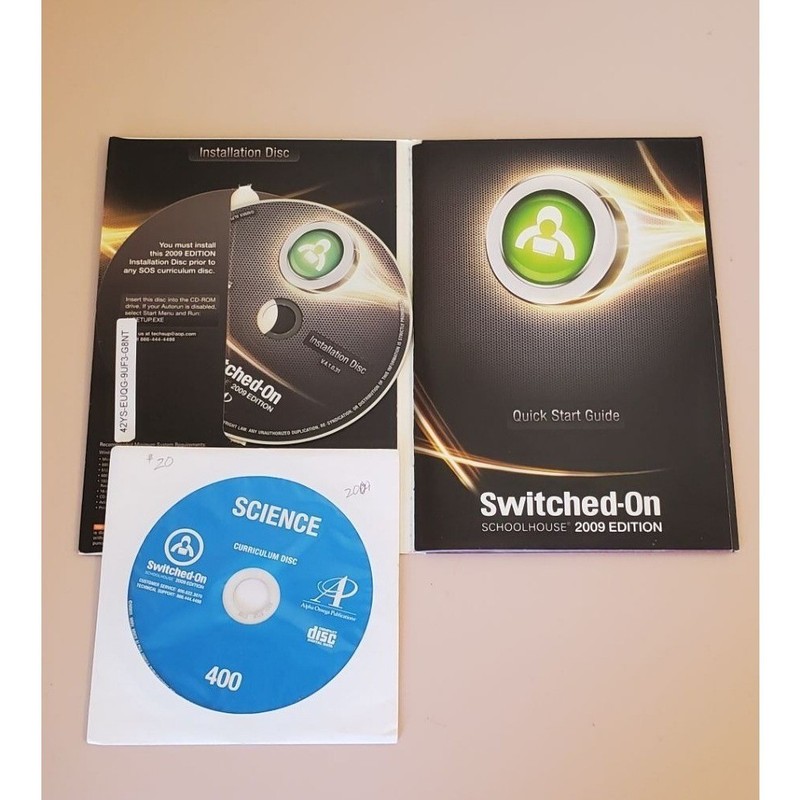 Switched Schoolhouse Home School CD Rom 4th Grade Science Educational Learning
