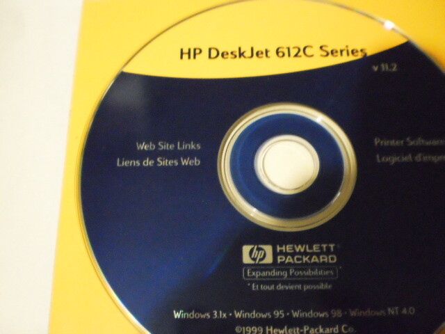 HP Deskjet 612C series printer software gallery
