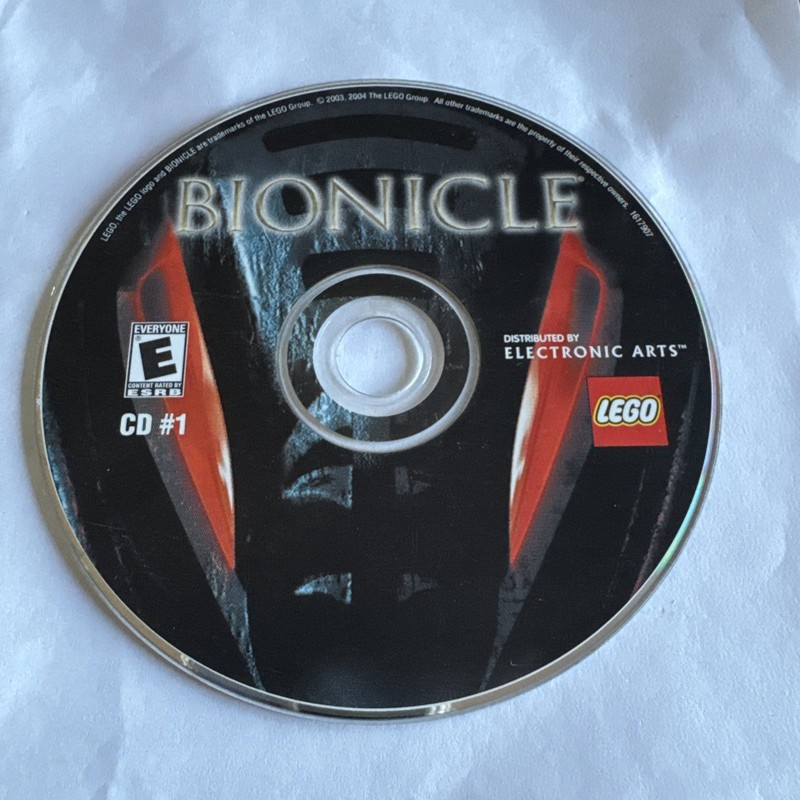 LEGO Bionicle: The Game PC CD-ROM “CD #1” released 2003 Electronic Arts No Case