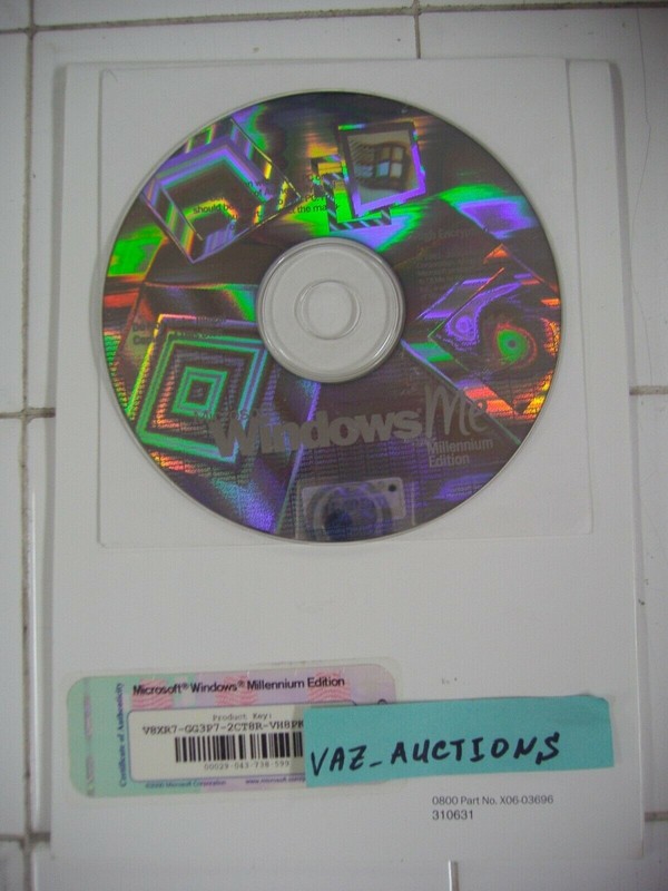 MICROSOFT WINDOWS ME FULL VERSION MS WIN MILLENNIUM =NEW SEALED= gallery