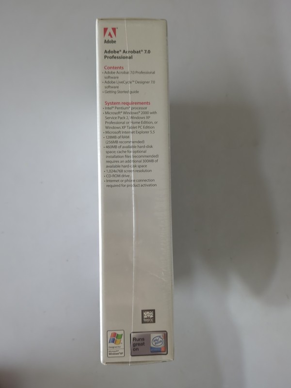 NEW - Adobe Acrobat 7.0 Professional - Windows 22020213 Sealed plus Lifecycle gallery