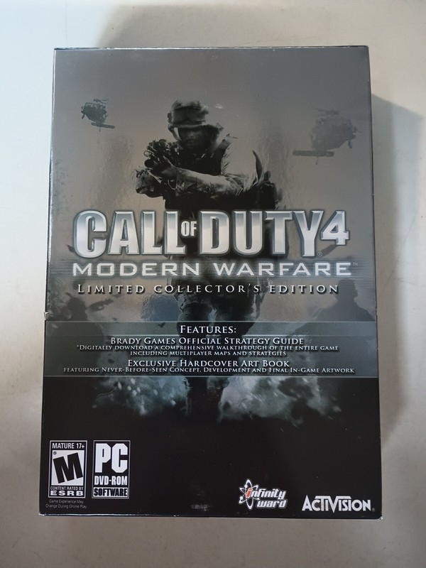 Call of Duty 4: Modern Warfare Limited Collector's Edition PC Game Complete gallery