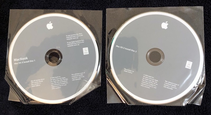 Mac OS X & Application Install DVDs - OS Version 10.5.2 - Disc Version 1.1 OEM gallery