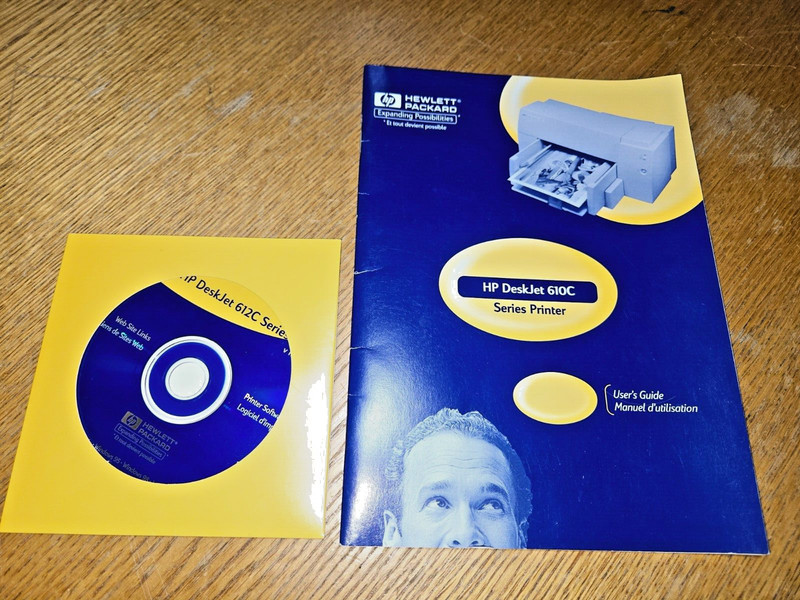 HP DeskJet 612C Series Install CD and User’s Guide
