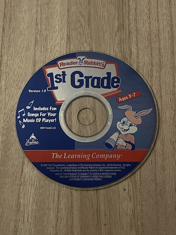 Reader Rabbit 1st Grade, 2nd Grade, Thinking Adventures CD Lot the Learning Comp gallery