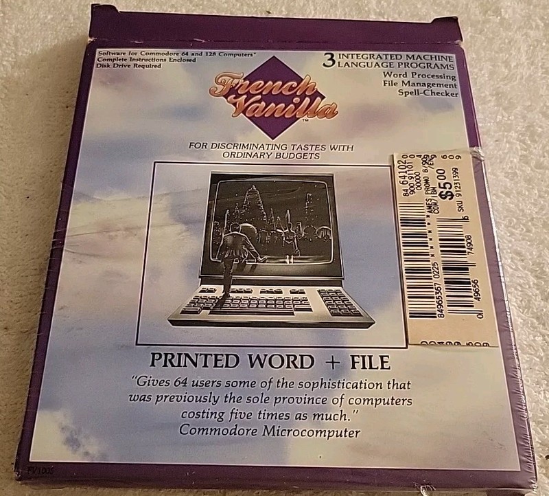 Commodore 64/128 Printed Word + File File Management Word Processing& Clean Disk