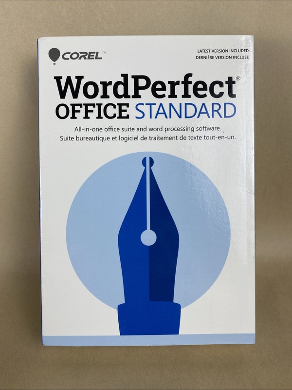 NIB Corel Word Perfect Office Standard Software NEW SEALED