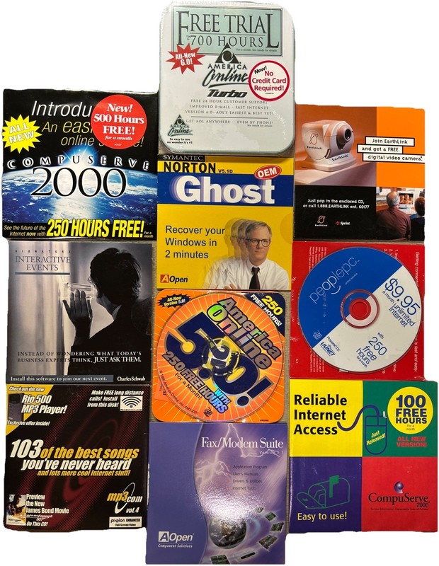 Lot of Various Financial/Modem/Turbo/MP3…. Software For Windows 95/98….