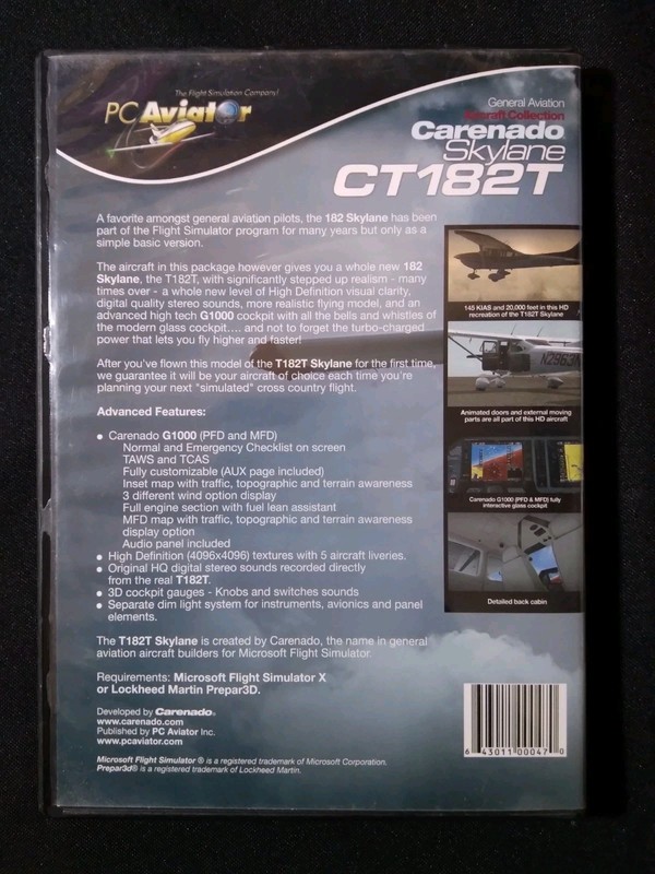 General Aviation Aircraft Collection: CT182T Skylane G1000 HD (PC) gallery