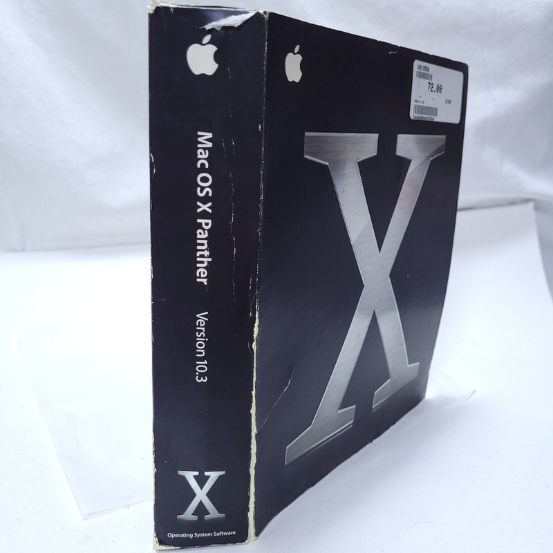 Apple Mac OS X 10.3 Panther Big Retail Box Complete 4 Discs Manuals M9227LL/A gallery