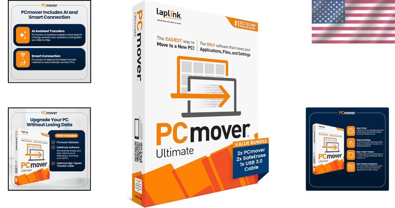 Personalized Data Migration Software - PCmover Ultimate 11 + Fast Transfer Cable gallery
