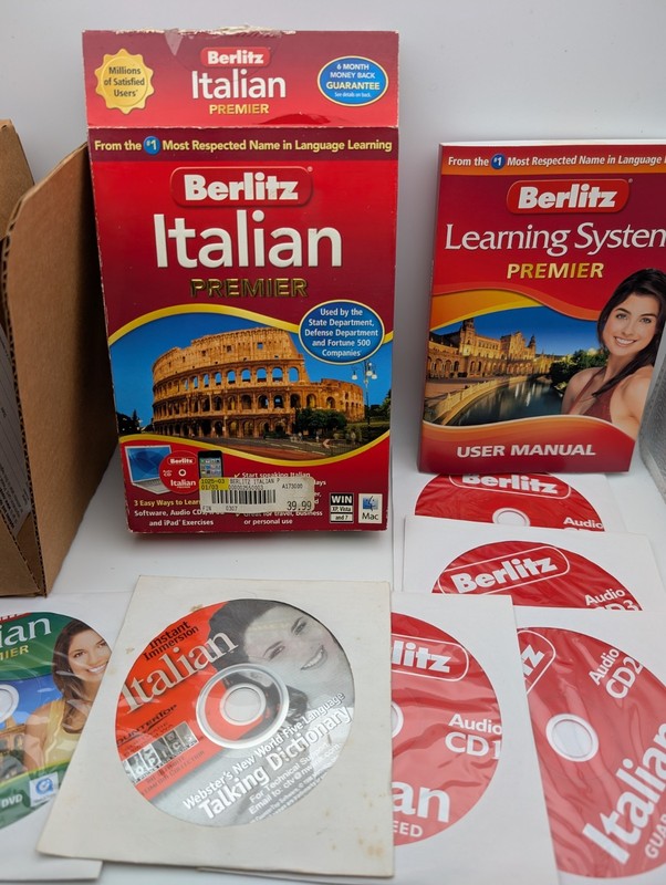 Berlitz Italian Premier PC/Mac Software, Audio CDs, Beginner to Advanced