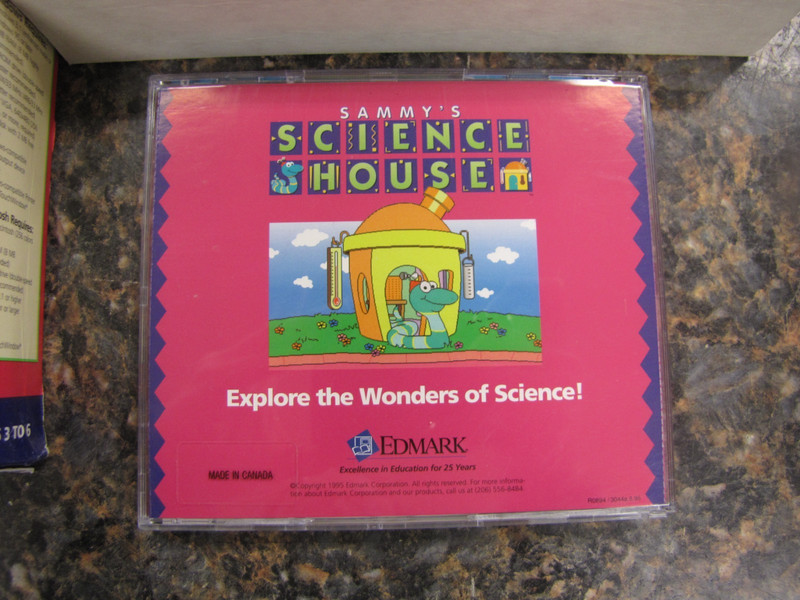 Sammy's Science House - Edmark 1995 Educational CD-Rom Ages 3-6 WIN / MAC -HW27 gallery