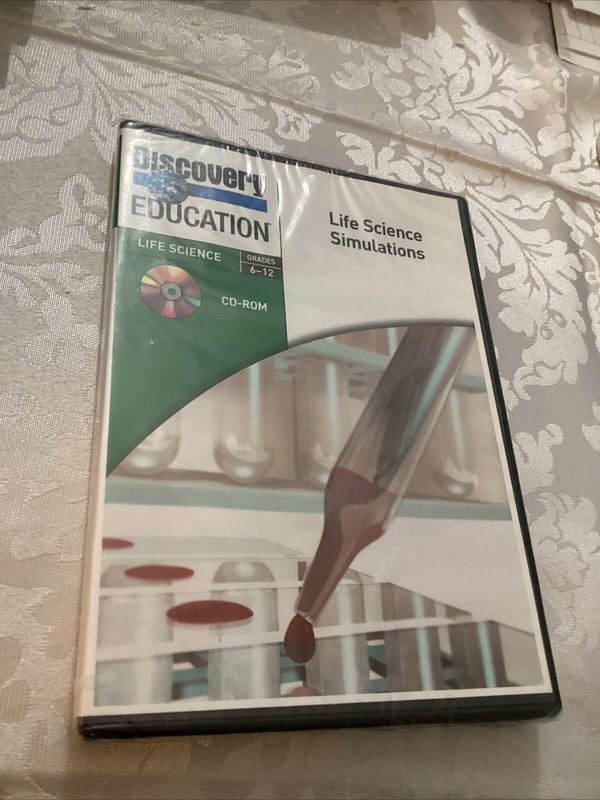 Discovery Education - Life Science Simulations (CDRom) Grades 6-12 Brand New