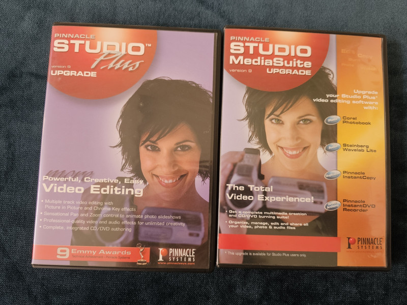 Pinnacle Studio Plus Upgrade & MediaSuite Upgrade Version 9 DVD