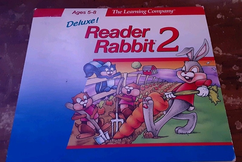 Reader Rabbit 2 Deluxe CD-ROM Ages 5-8 Homeschool Vintage Win/Mac Educational