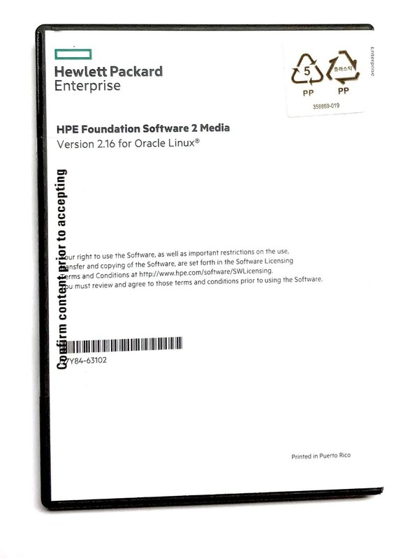 Q7Y84A Q7Y84-63102 HPE FOUNDATION SOFTWARE 2 MEDIA ver 2.16 FOR ORACLE LINUX NEW gallery