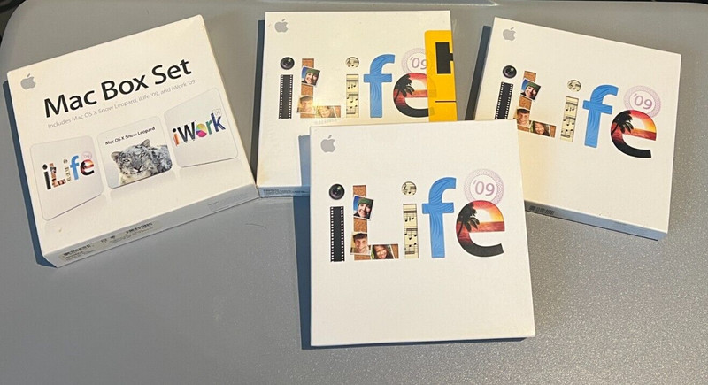 Mac Apple Software Lot iLife, MacOs, Photoshop Elements