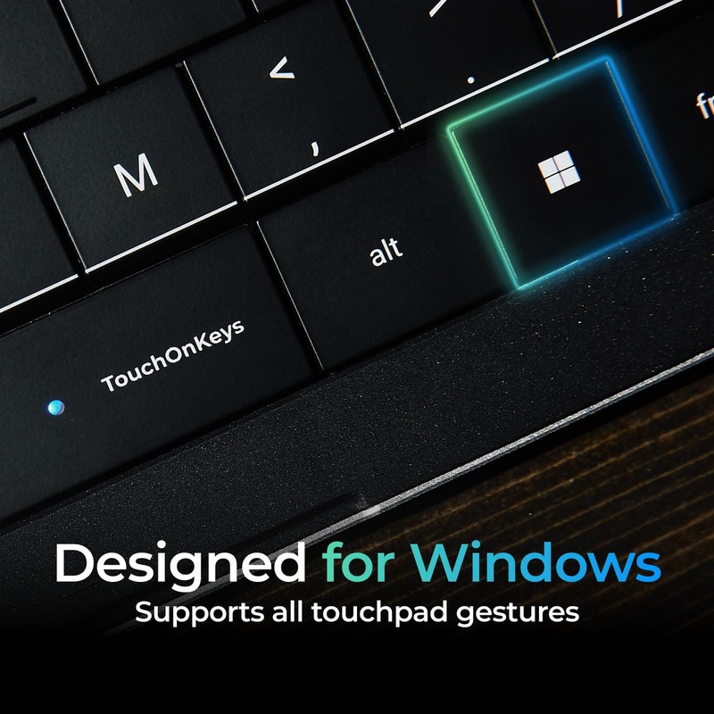 CLVX 1 Windows | Touch On Keys & Gestures AI Keyboard | Bluetooth & USB-C | L... gallery