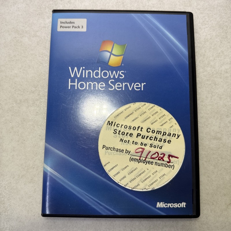 Windows Home Server 2009 OEM Software DVD with Product Key