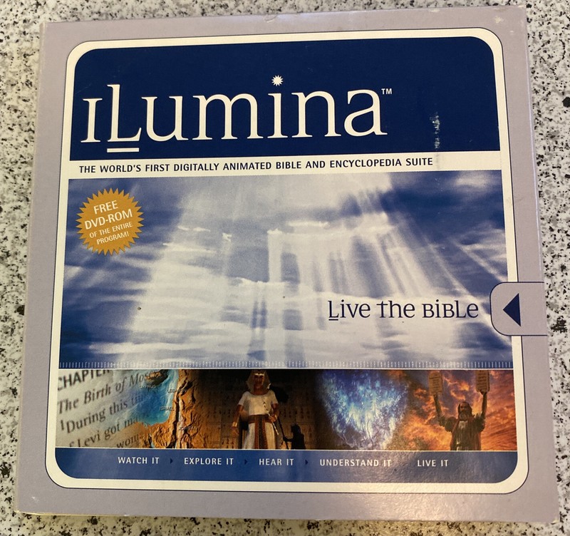 iLumina First Digitally Animated Bible & Encyclopedia Suite Live The Bible 1996