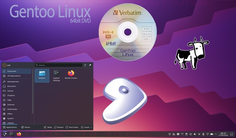 GENTOO LINUX INSTALL & LIVE DVDs 32bit & 64bit gallery