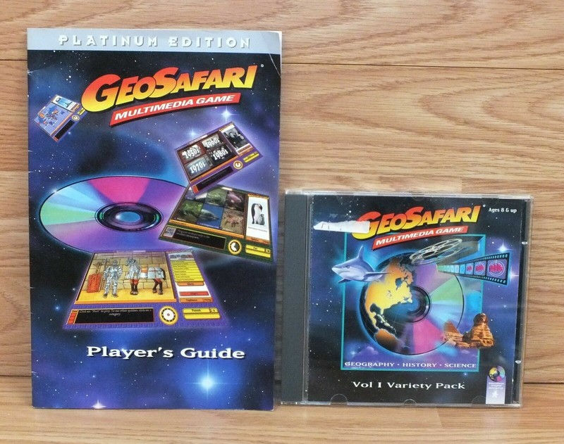GeoSafari MultiMedia Game (PC) Vol I Variety Pack Geography – History – Science