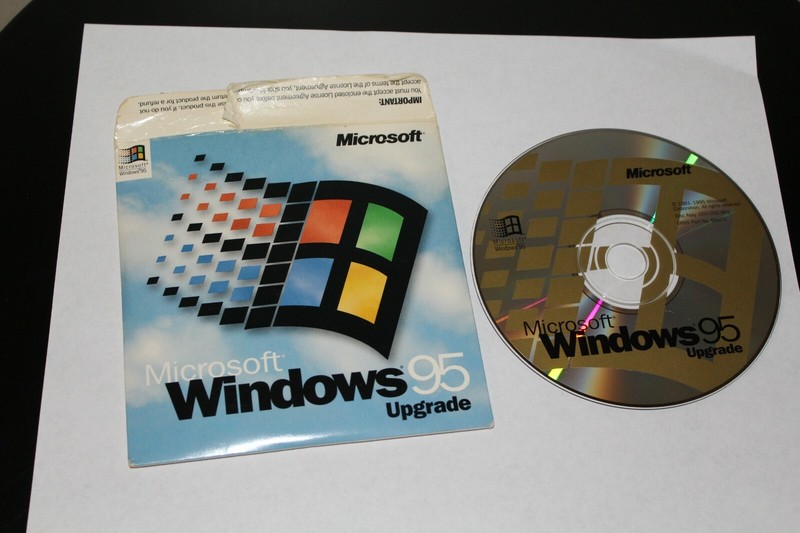 Microsoft Windows 95 Upgrade CD With Key Vintage